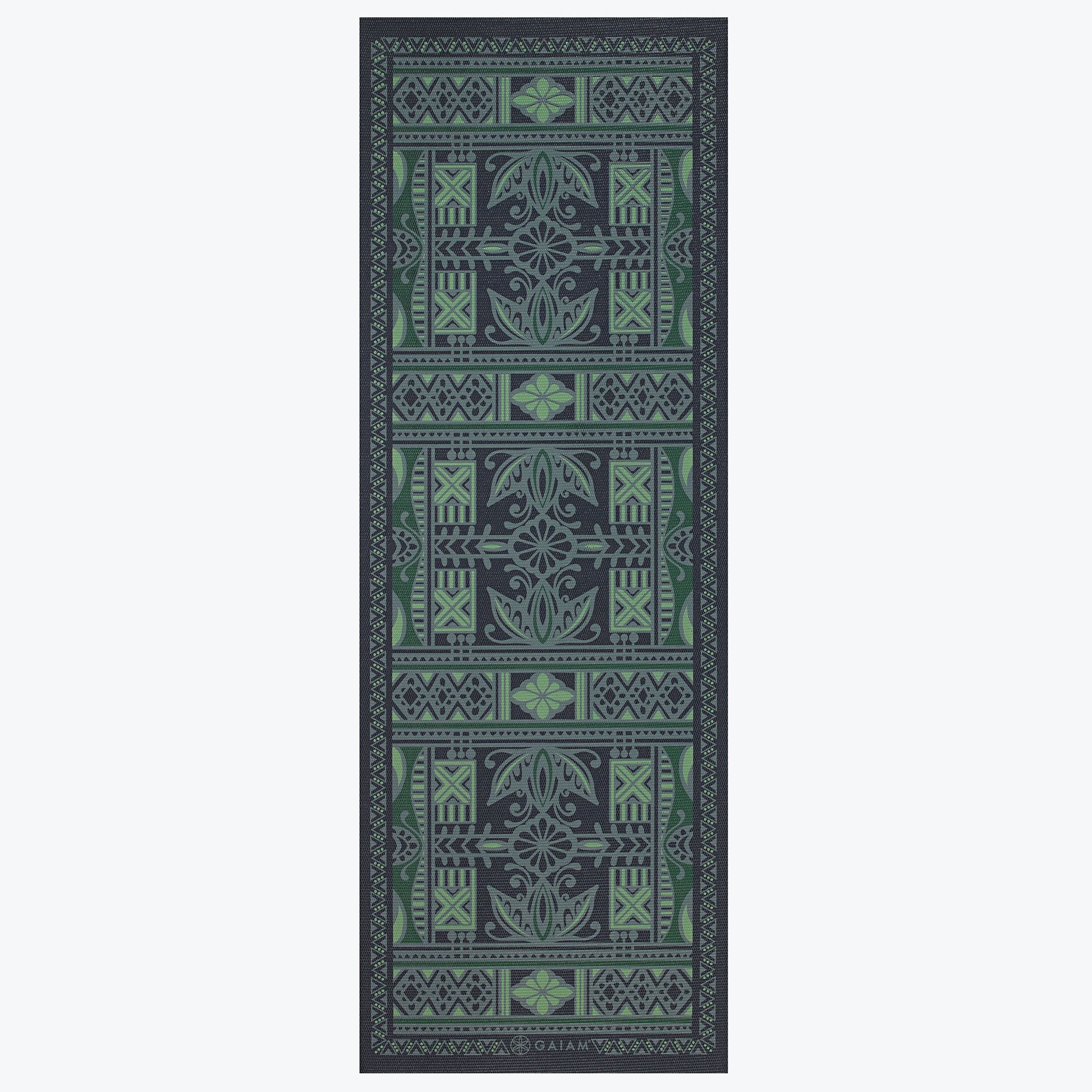 Reversible Boho Folk Yoga Mat (6mm)