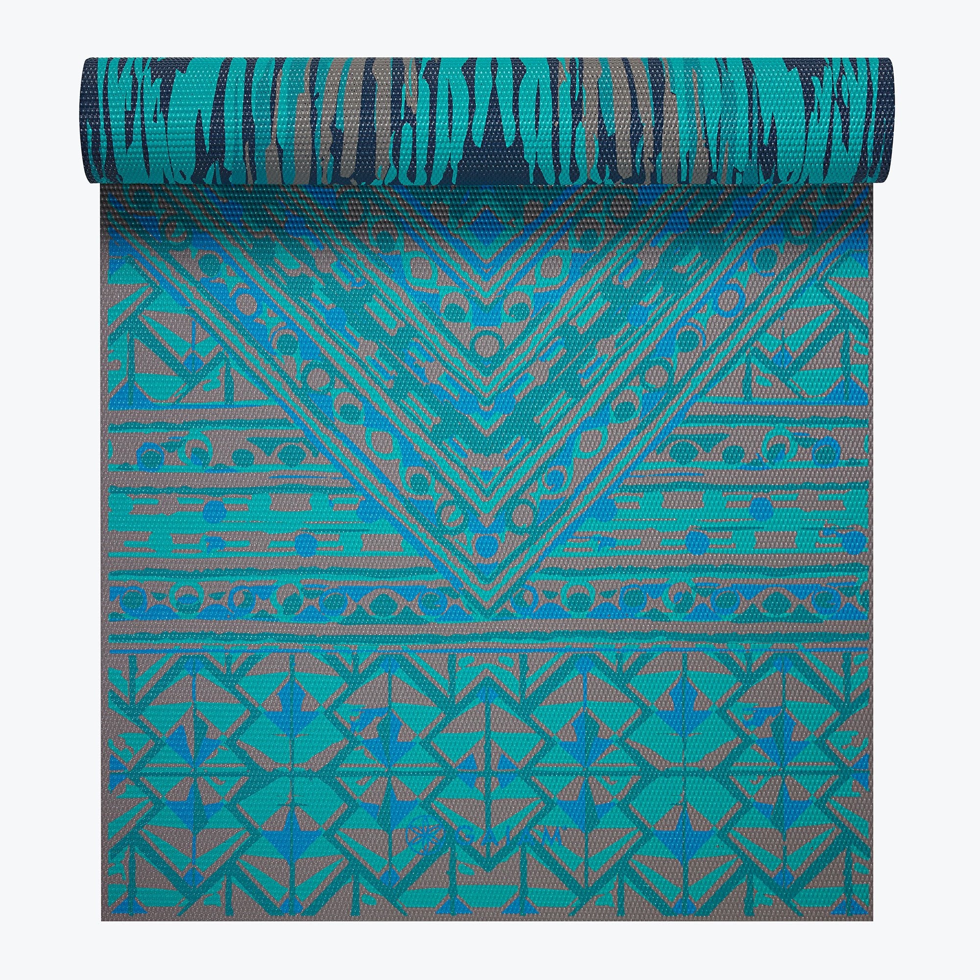 Reversible Caspian Trance Om Yoga Mat (6mm)