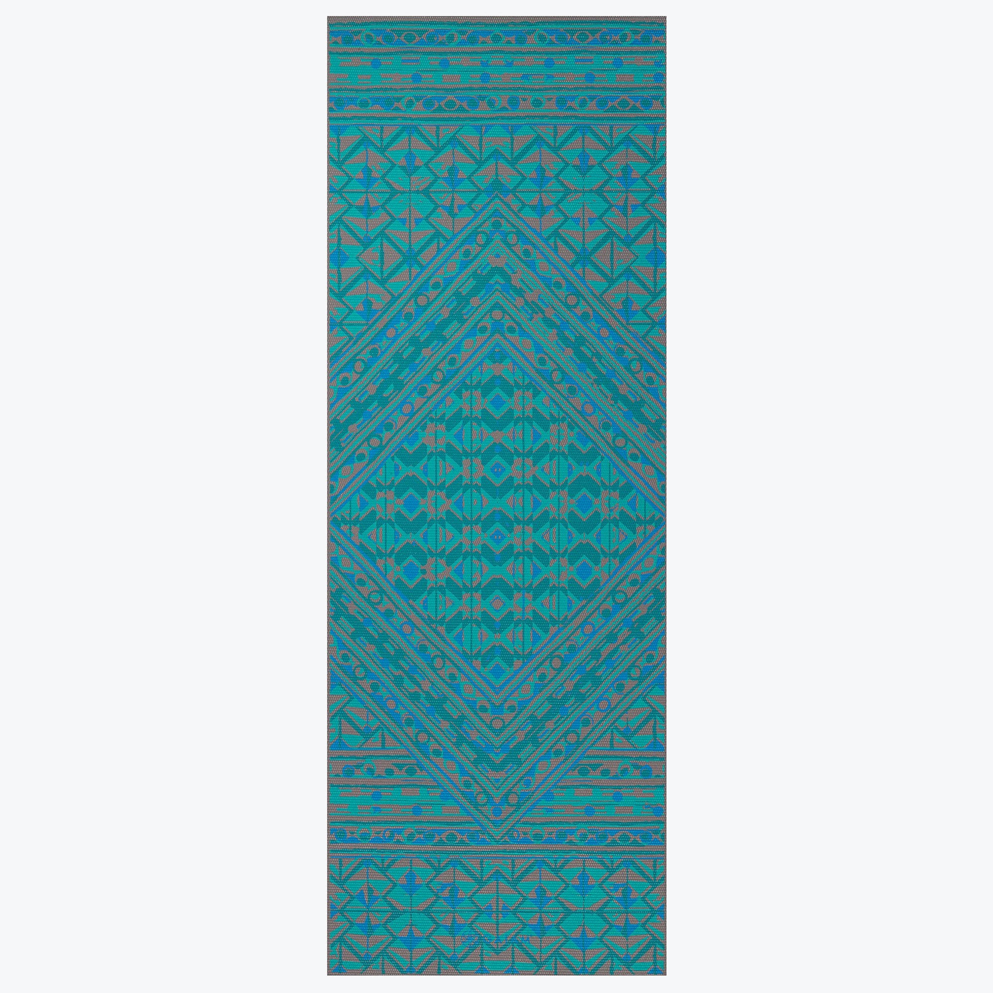Reversible Caspian Trance Om Yoga Mat (6mm)