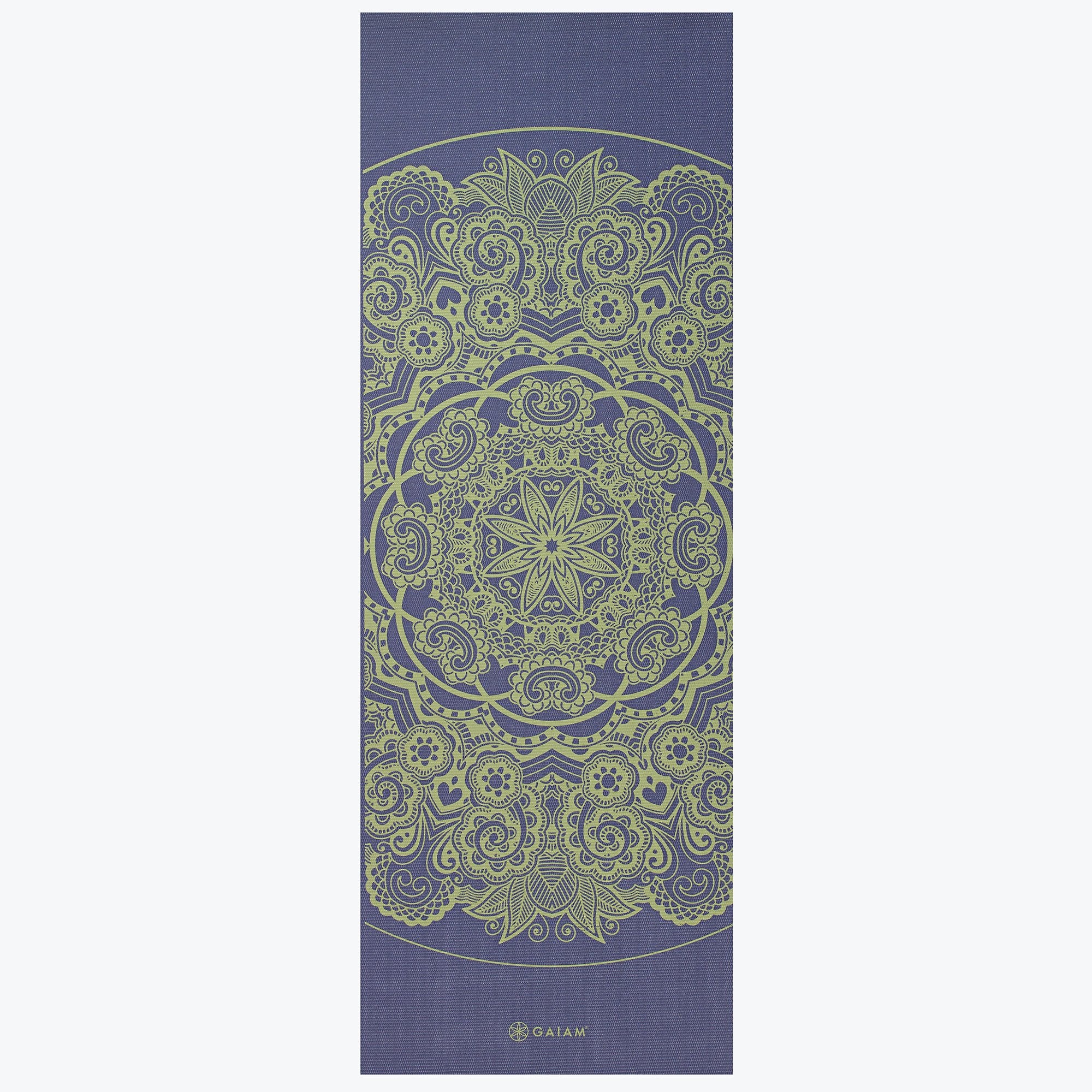 Reversible Peacock Lace Yoga Mat (6mm)