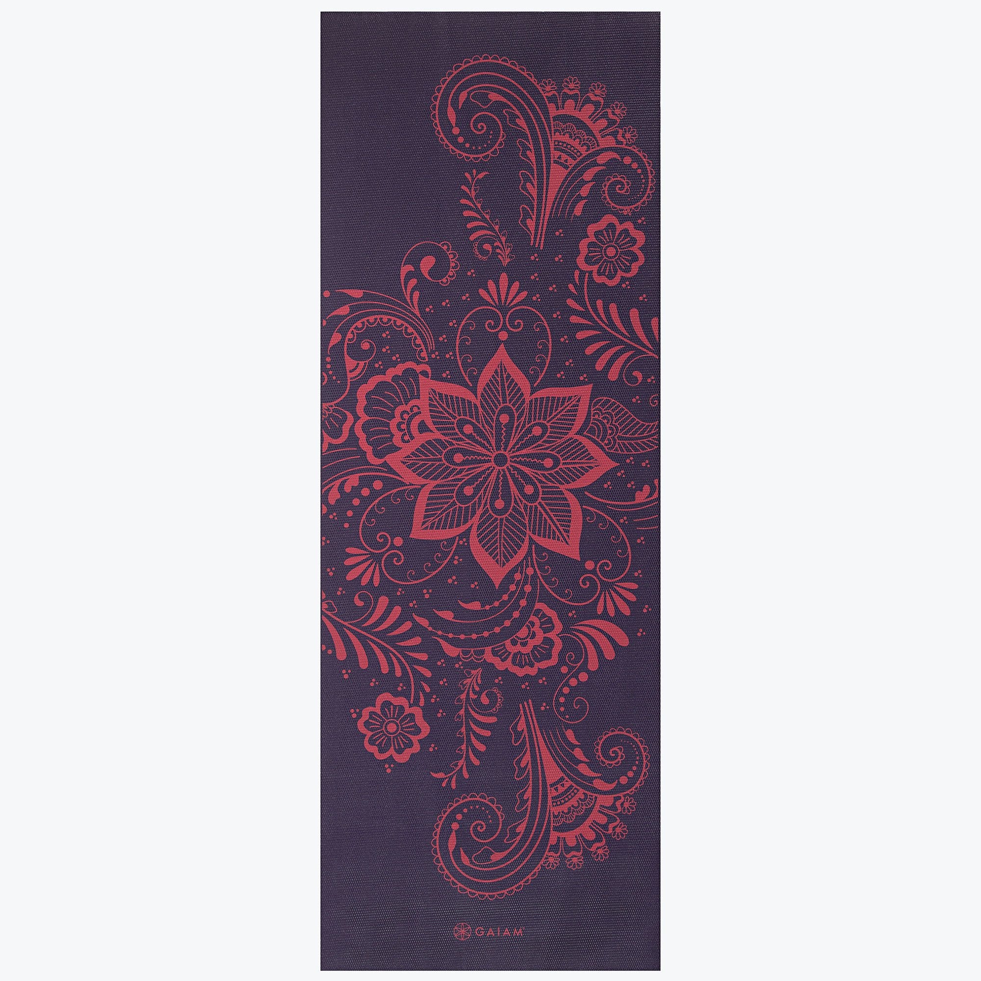 Premium Aubergine Swirl Yoga Mat (6mm)