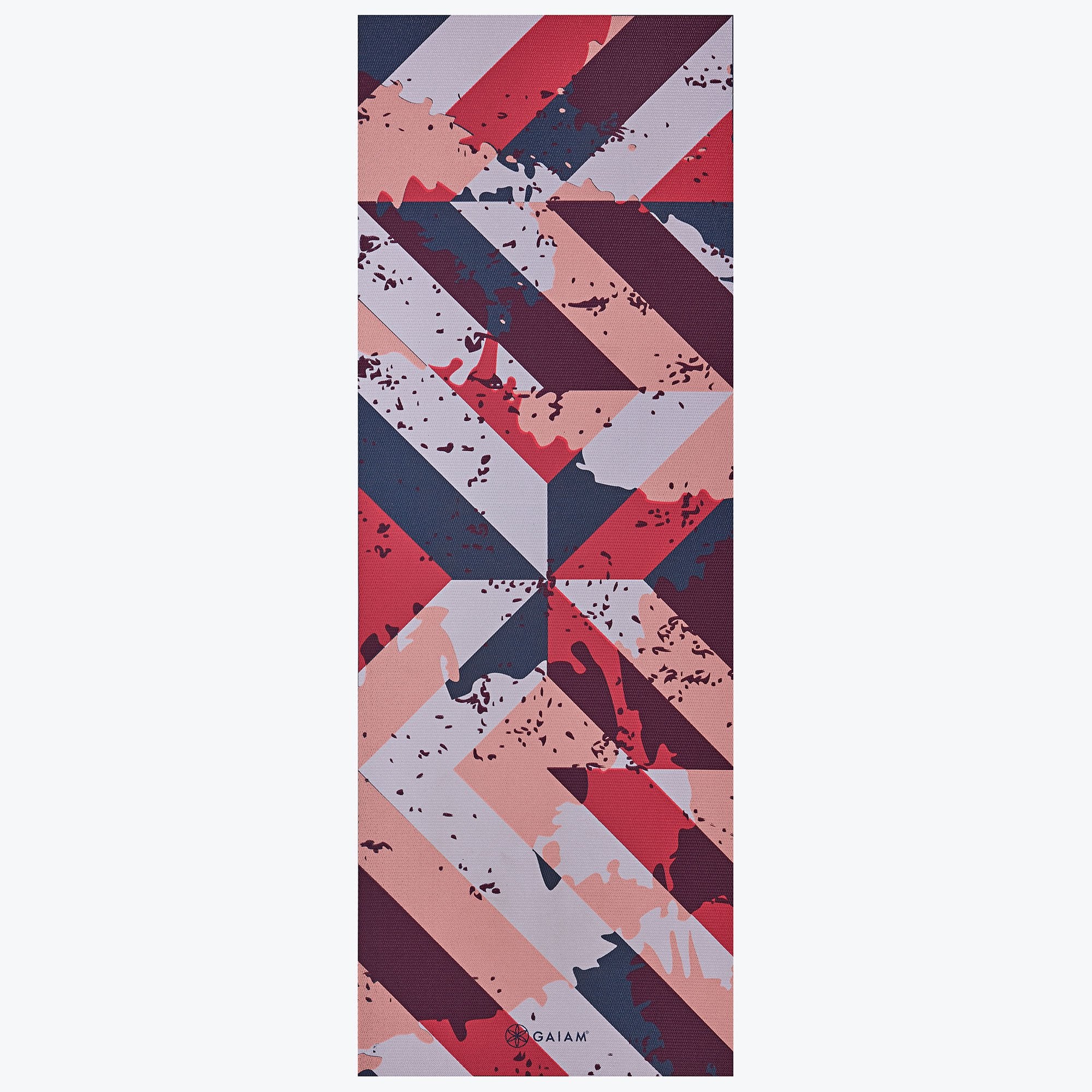 Premium Retro Rhythm Yoga Mat (6mm)