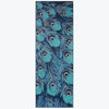 Reversible Marbled Peacock Yoga Mat (6mm)