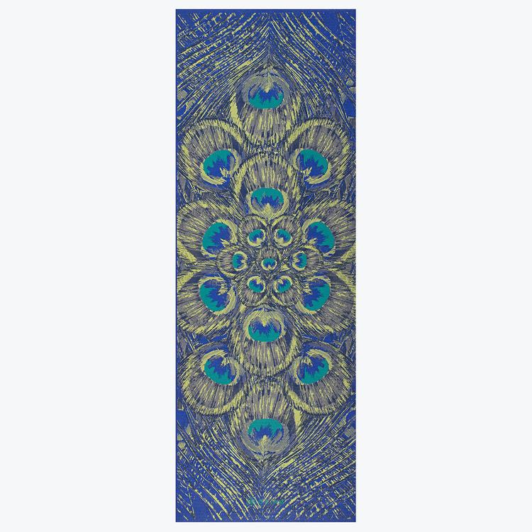 Premium Sapphire Feather Yoga Mat (6mm)