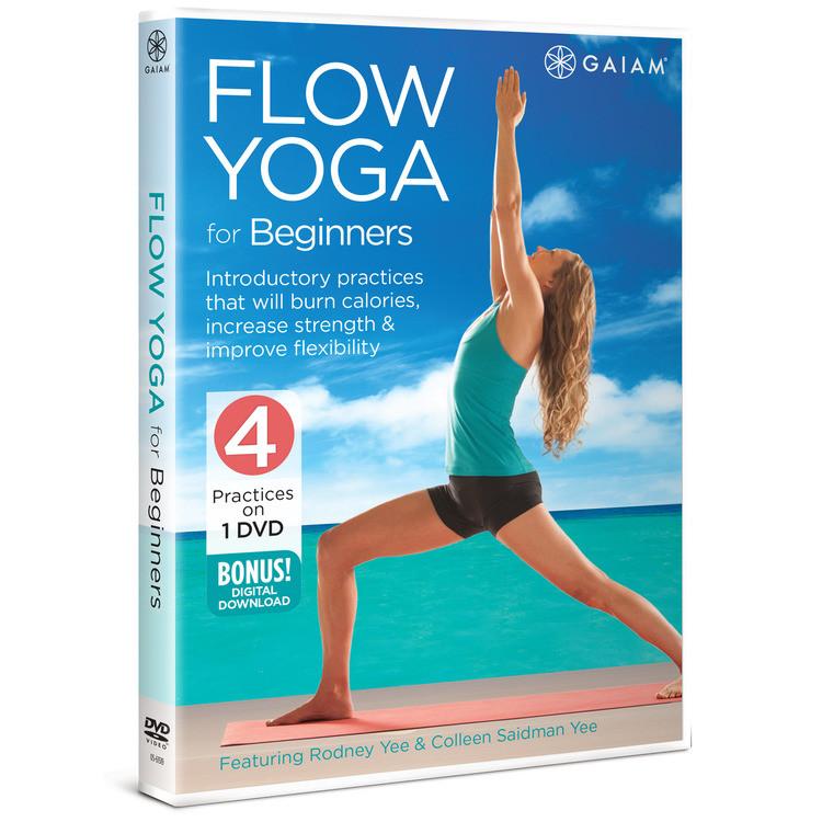 Flow Yoga for Beginners DVD with Rodney Yee & Colleen Saidman Yee