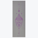 Premium Plum Impression Yoga Mat (6mm)