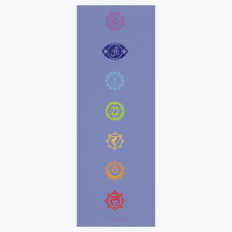 Chakra Print Yoga Mat (4mm)
