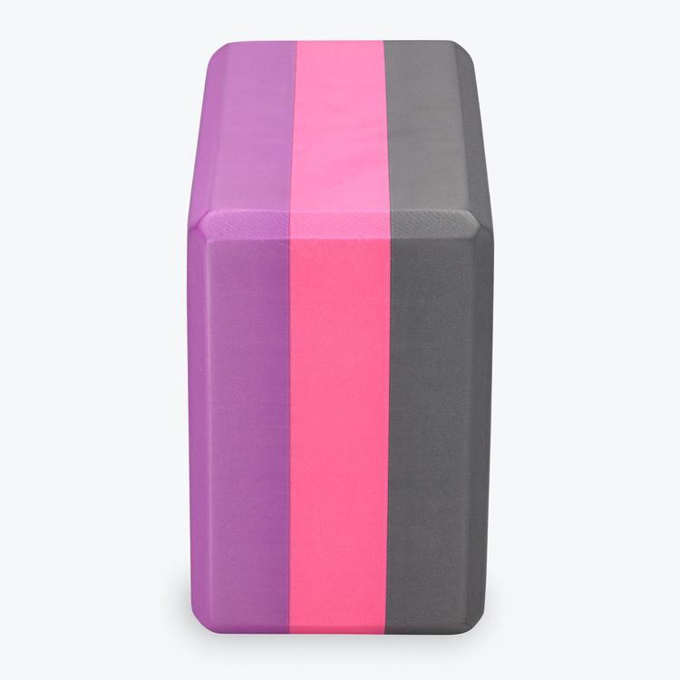 Tri-Color Yoga Block