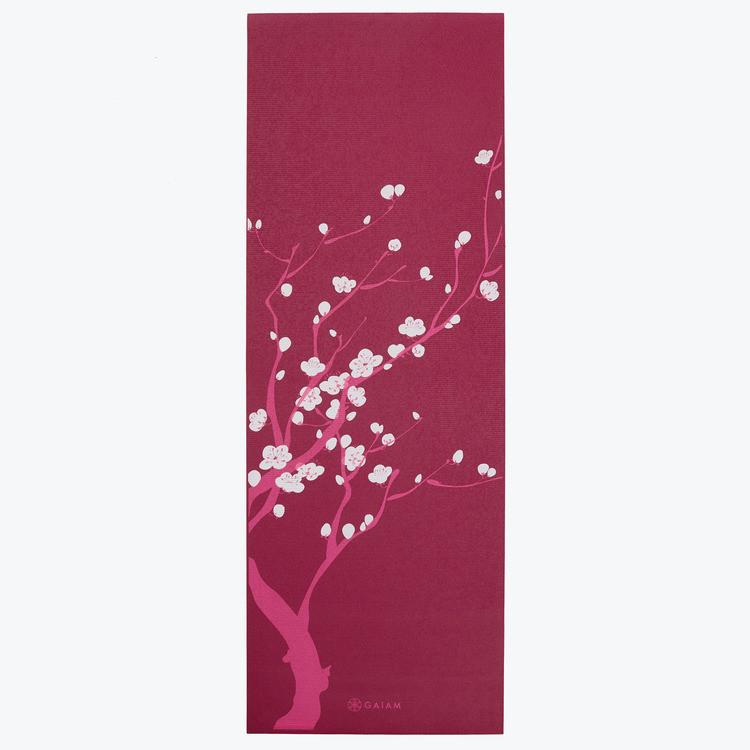 Pink Cherry Blossom Yoga Mat (4mm)