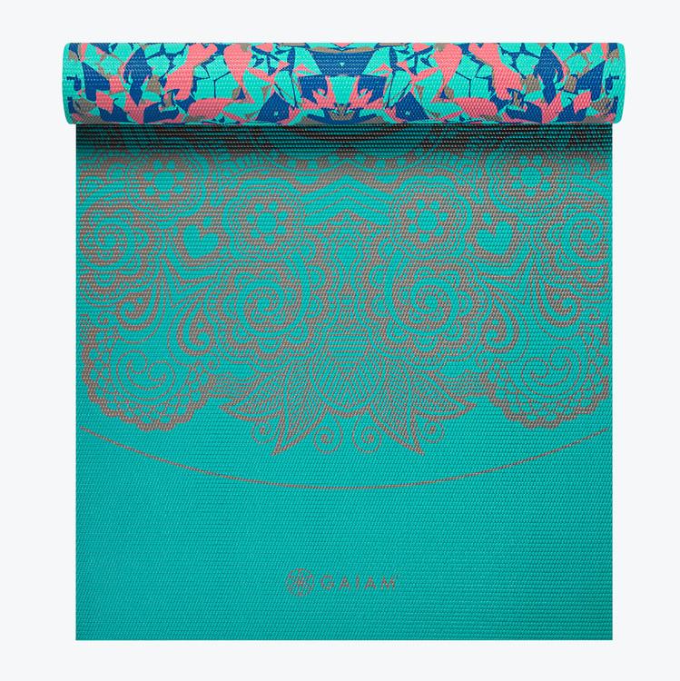 Reversible Kaleidoscope Yoga Mat (6mm)